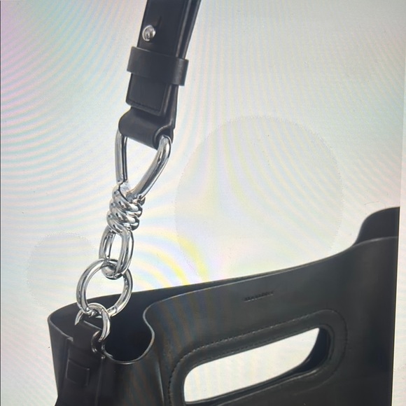 All Saints Captain Leather Flat Hobo Bag - Picture 4 of 11